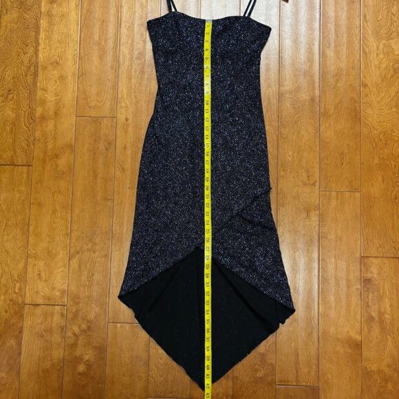 Vtg City Triangles Women Babydoll Slip Dress Sz L Metallic Whimsigoth Grunge 90s - Picture 10 of 14